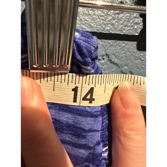 Reversible athletic skirt Royal Blue Geometric Print Lightweight Small Sporty - Picture 6 of 6